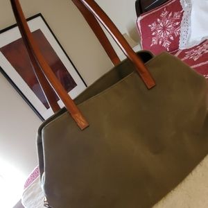 Canvas weekender bag